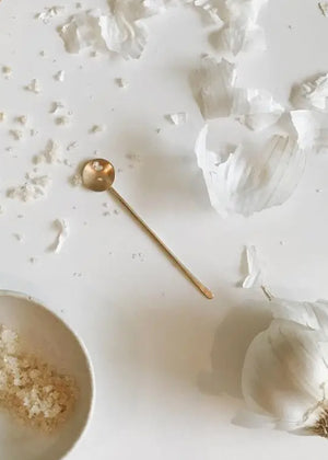 Handmade Brass Salt Spoon