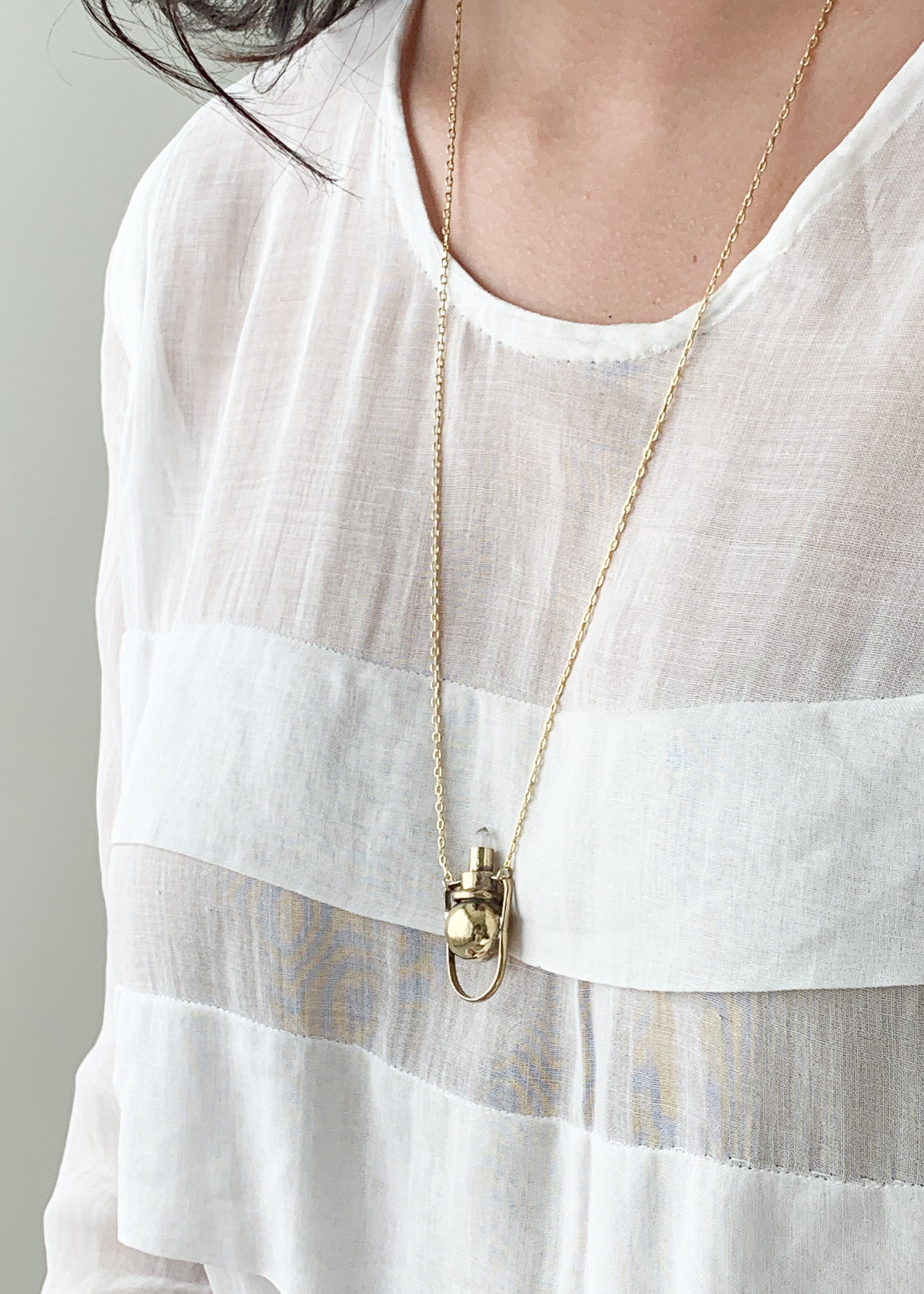 Petite Crystal Artifact Necklace