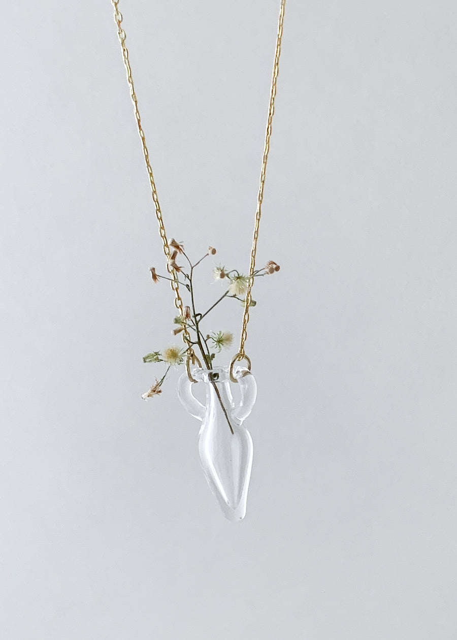 Glass Amphora Necklace