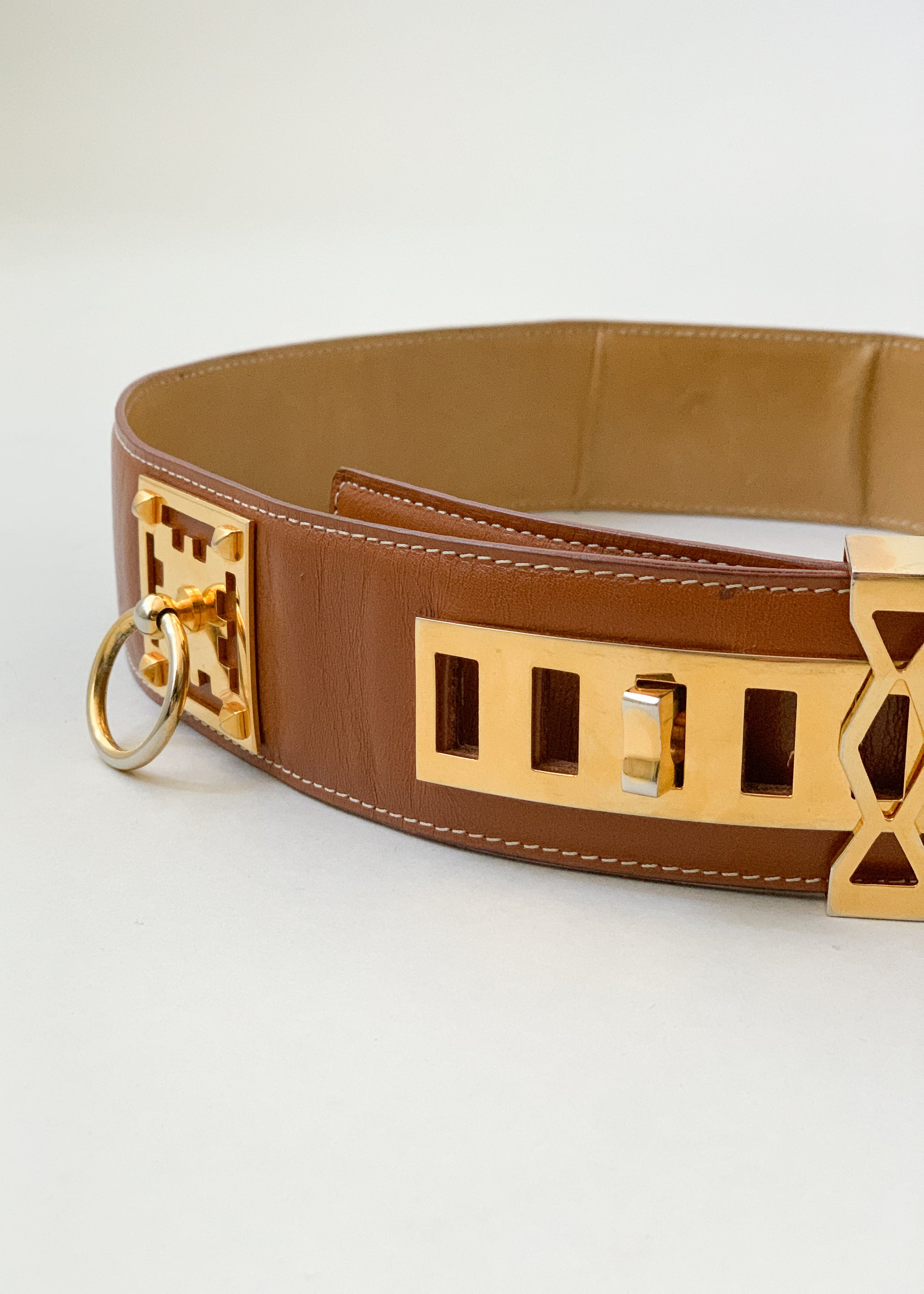 1947 Box 'Collier de Chien' Belt, Authentic & Vintage