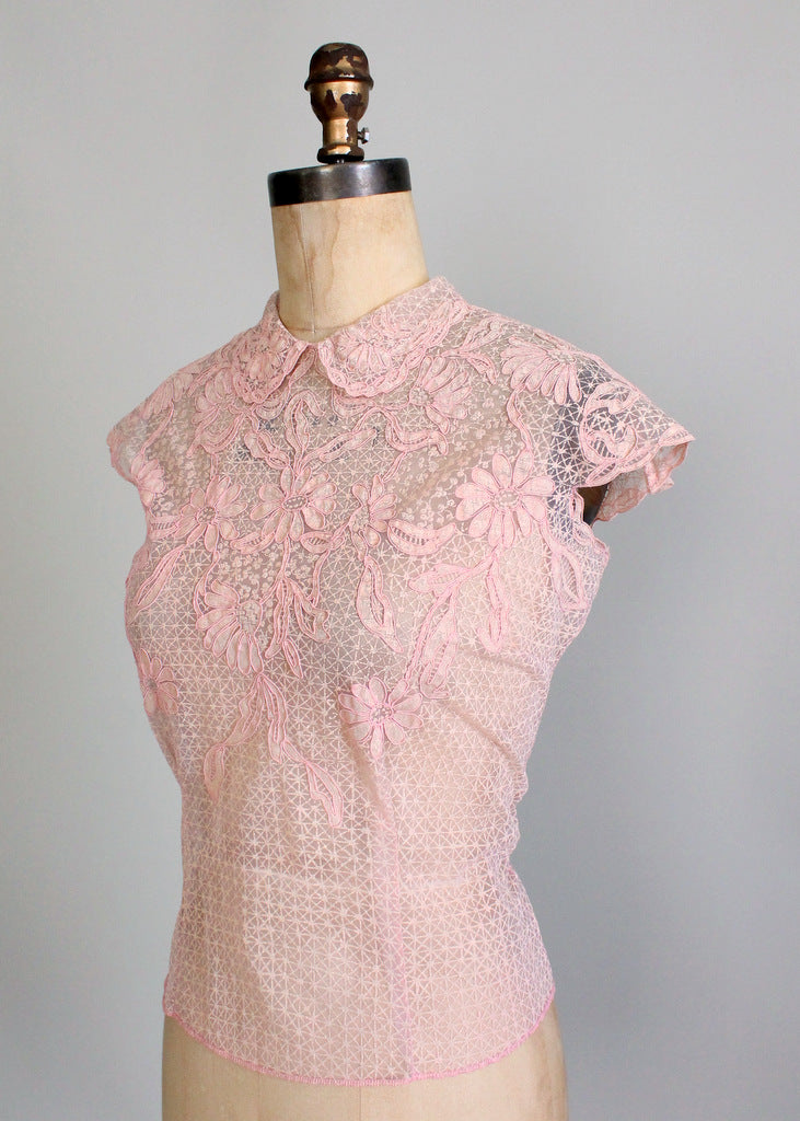 1950s new look rockabilly blouse