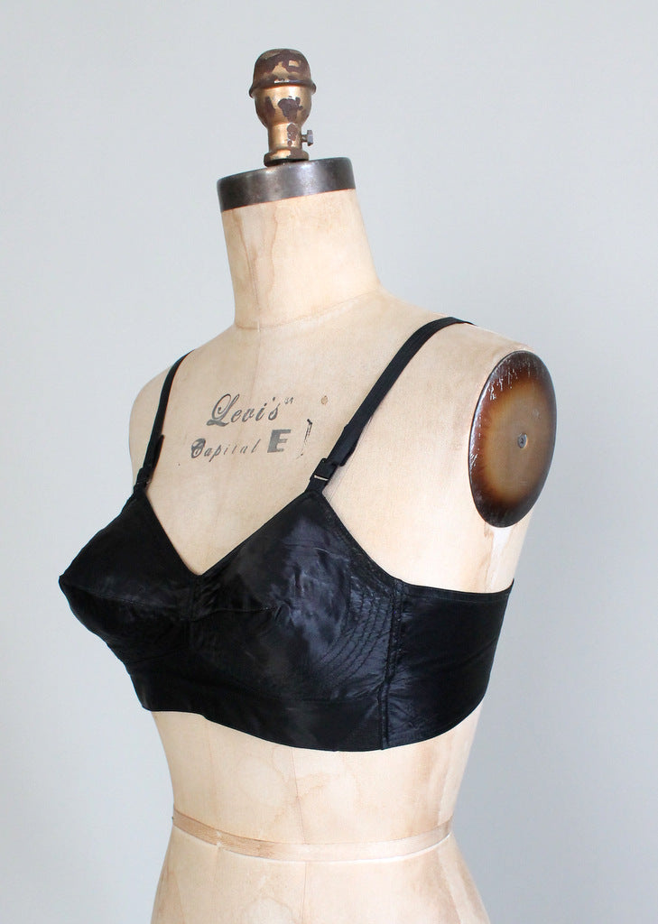 Vintage Pre-lude Maidenform Made in USA Black Bra Size 34 B Ladies 1950s  Pin up Rockabilly Floral Lace Bullet Bra -  Canada