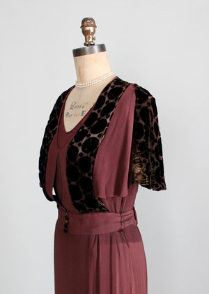 Authentic 1930s Vintage Dress