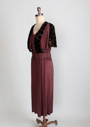 Vintage 1930s Old Hollywood Dress
