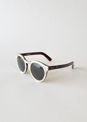 Illesteva White Marbleized Sunglasses