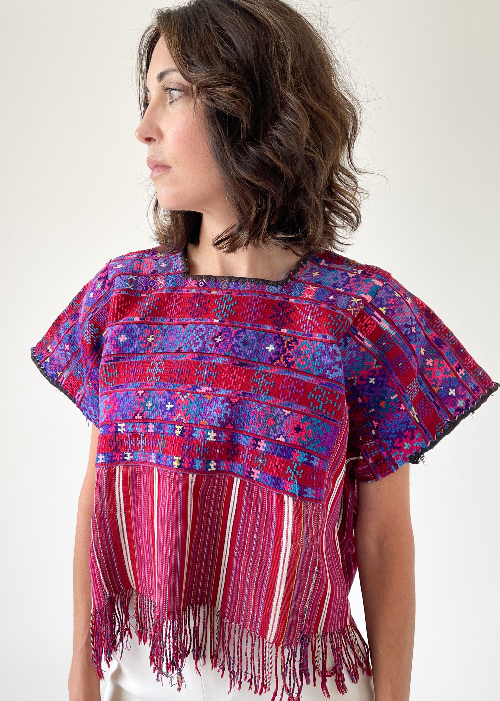 Vintage Guatemalan Woven Huipil