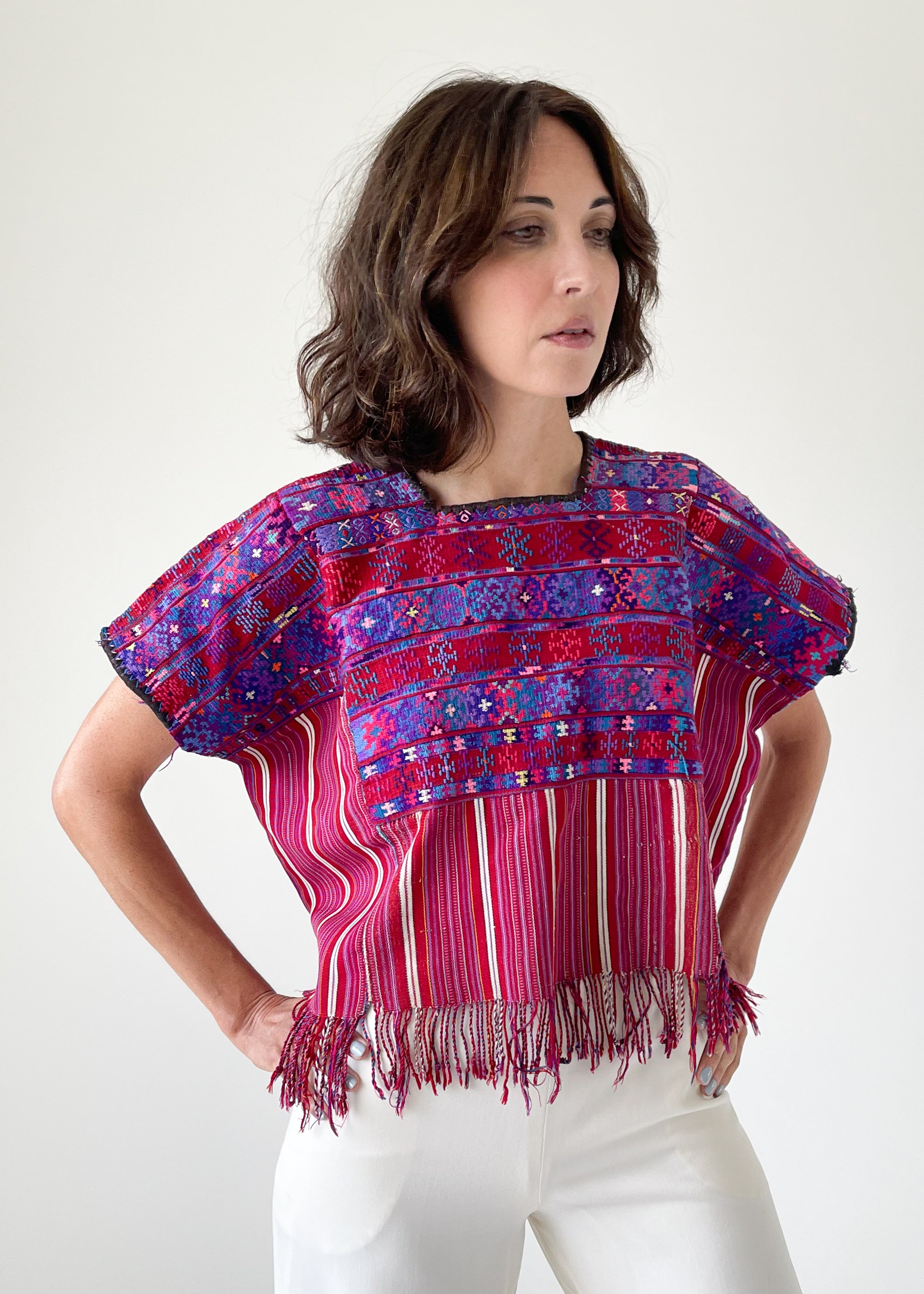 Vintage Guatemalan Woven Huipil