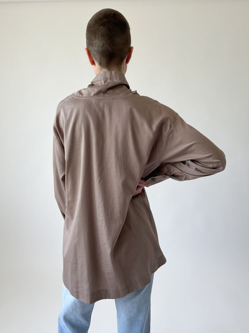 8,820円80's Issey Miyake Cowl-necked shirts