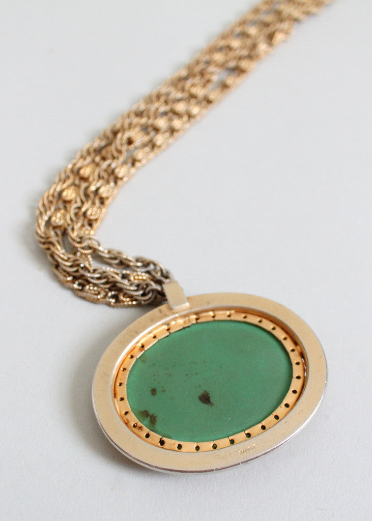 Vintage Late 1960s Napier Egyptian Statement Necklace