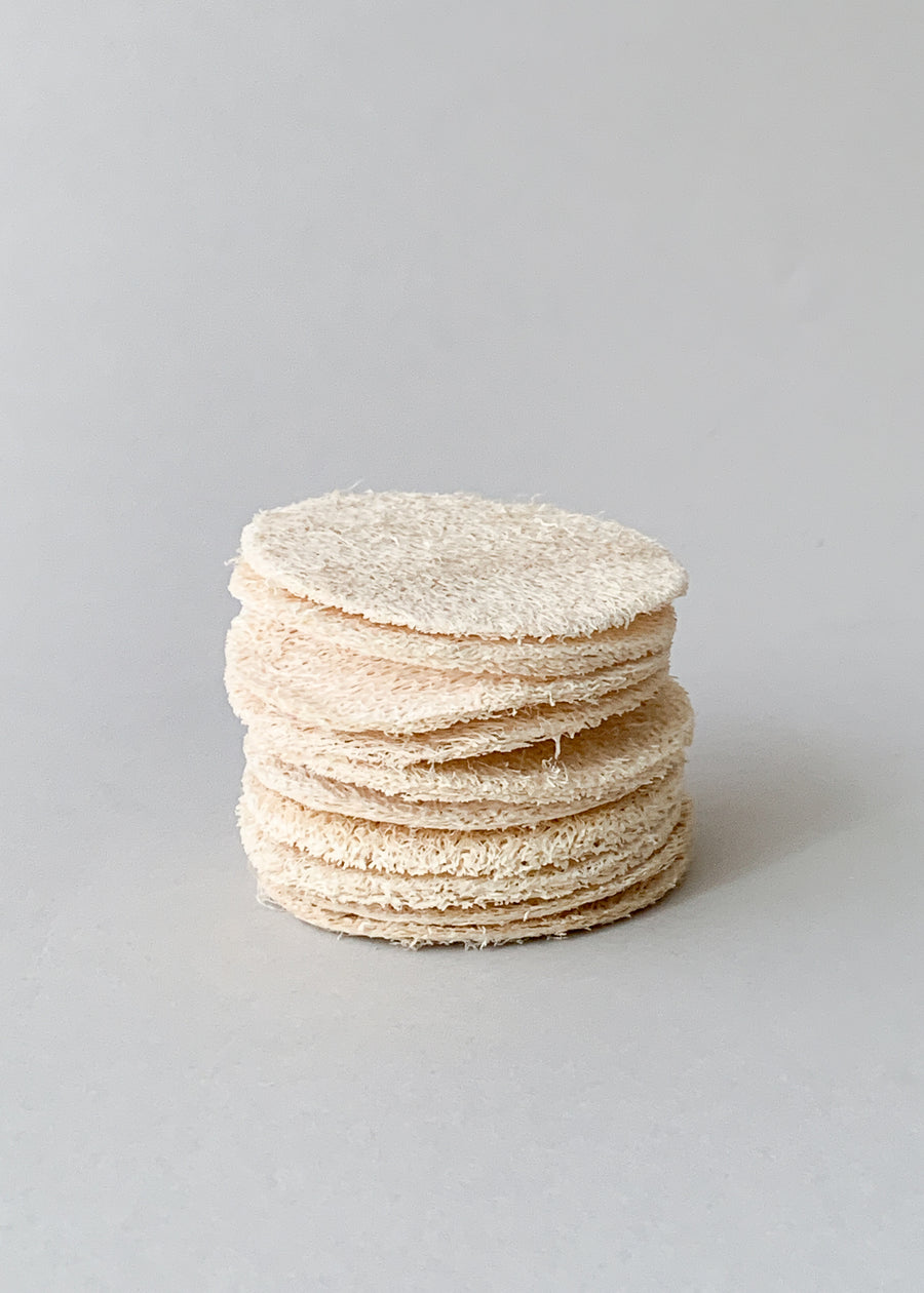 Natural Loofah Face Cleansing Pads