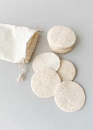 Natural Loofah Face Cleansing Pads