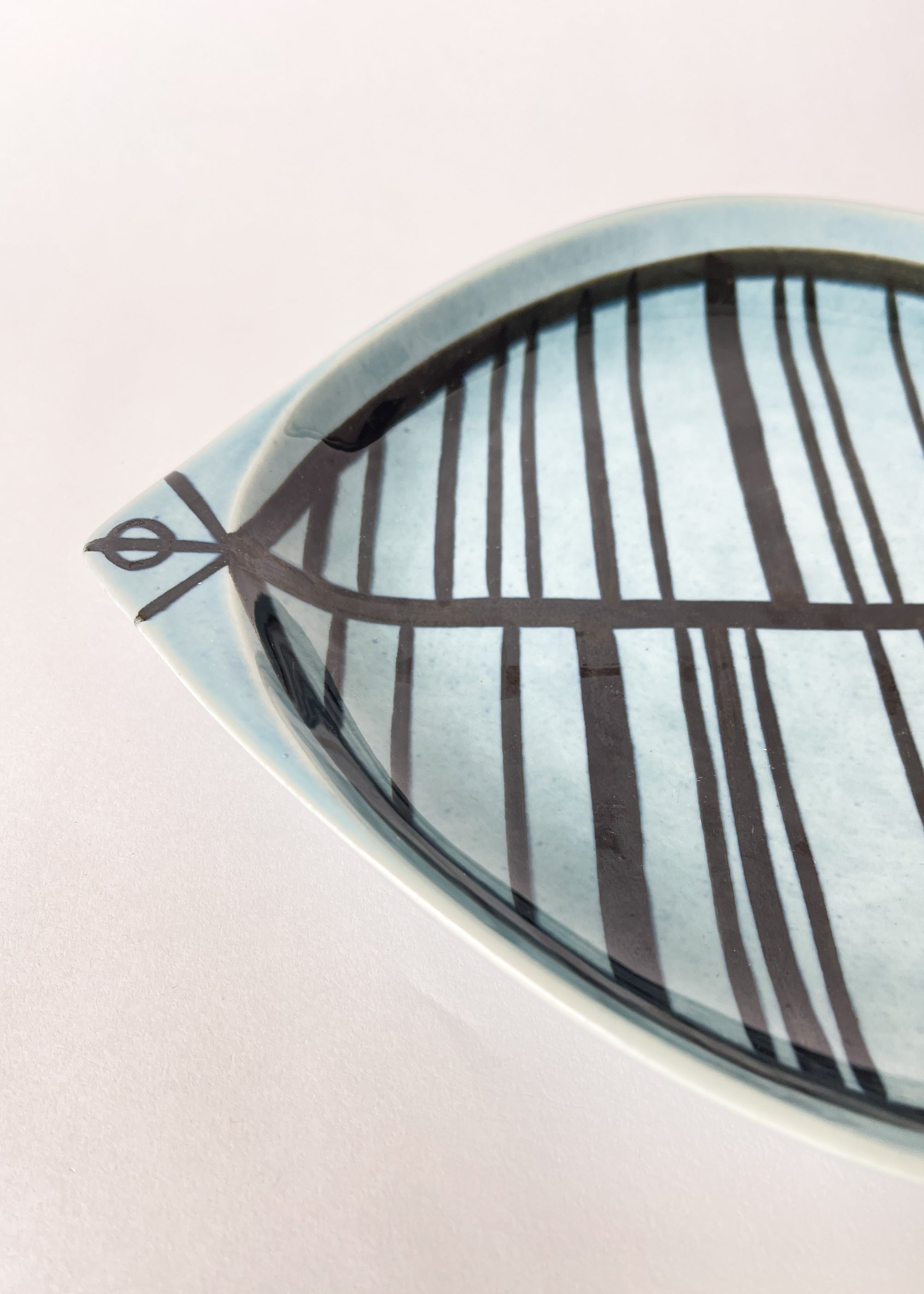 Vintage MCM Lisa Larson Ceramic Fish Plate
