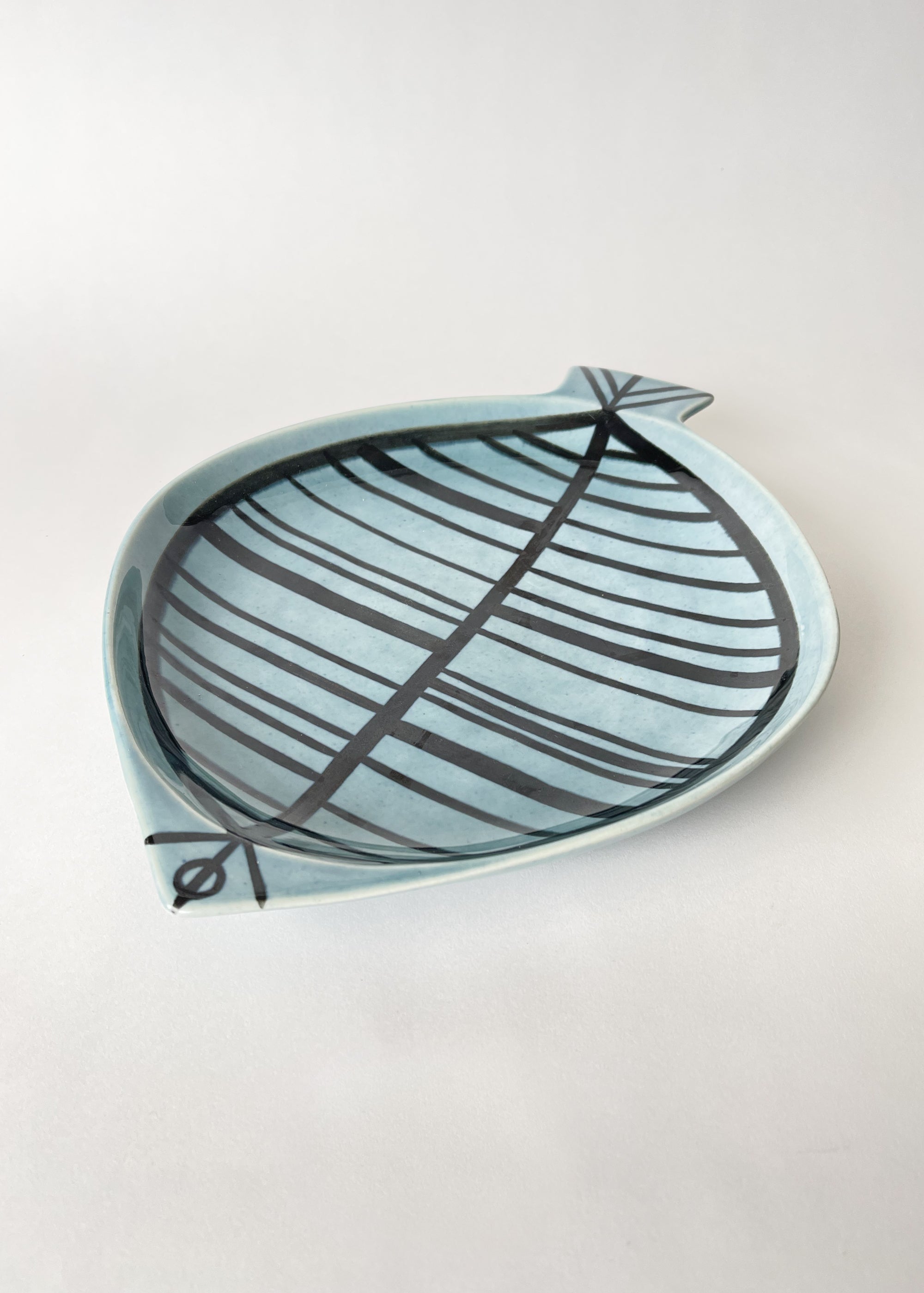 Vintage MCM Lisa Larson Ceramic Fish Plate