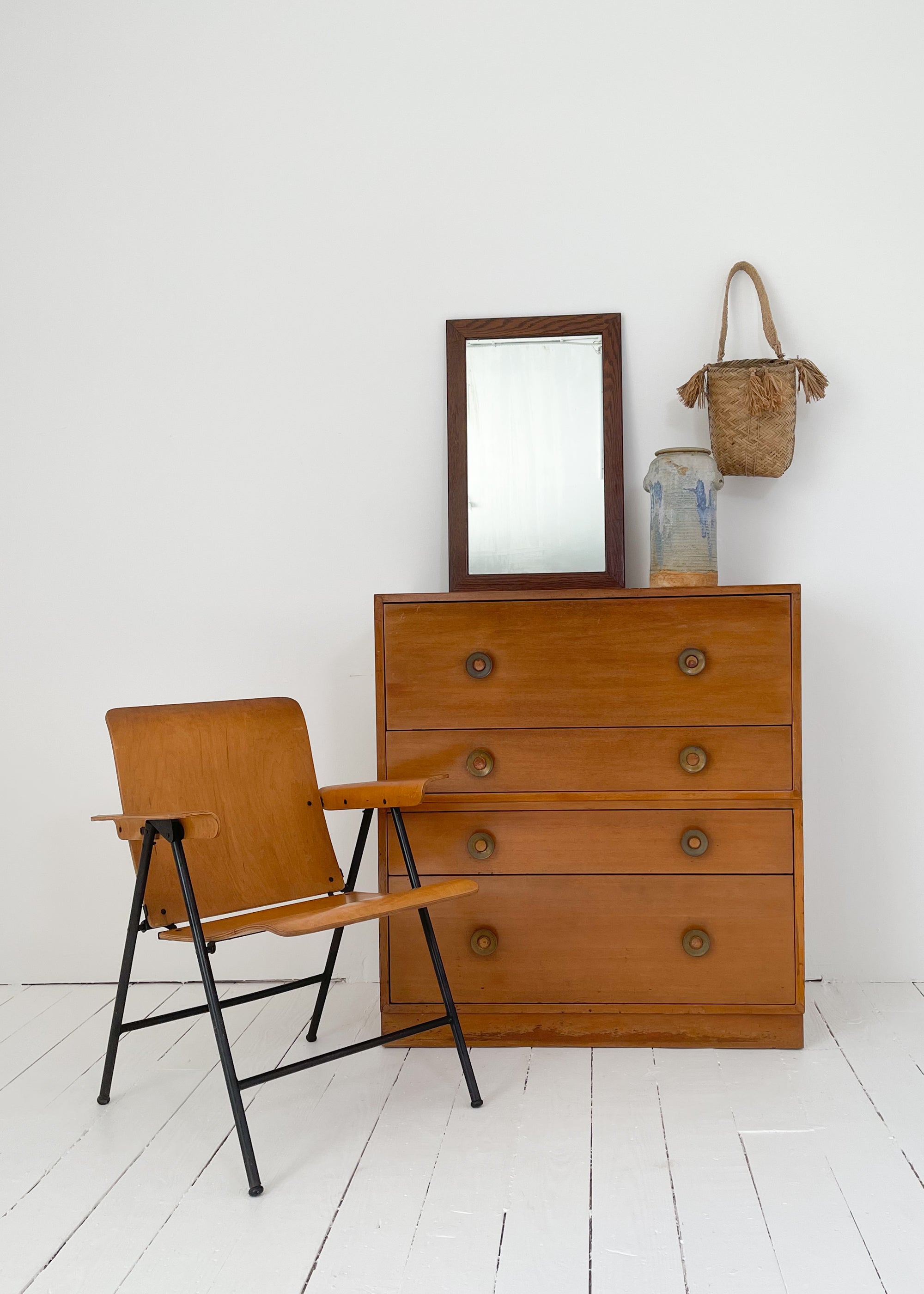 Vintage 1940s Morris Sanders Module Dresser