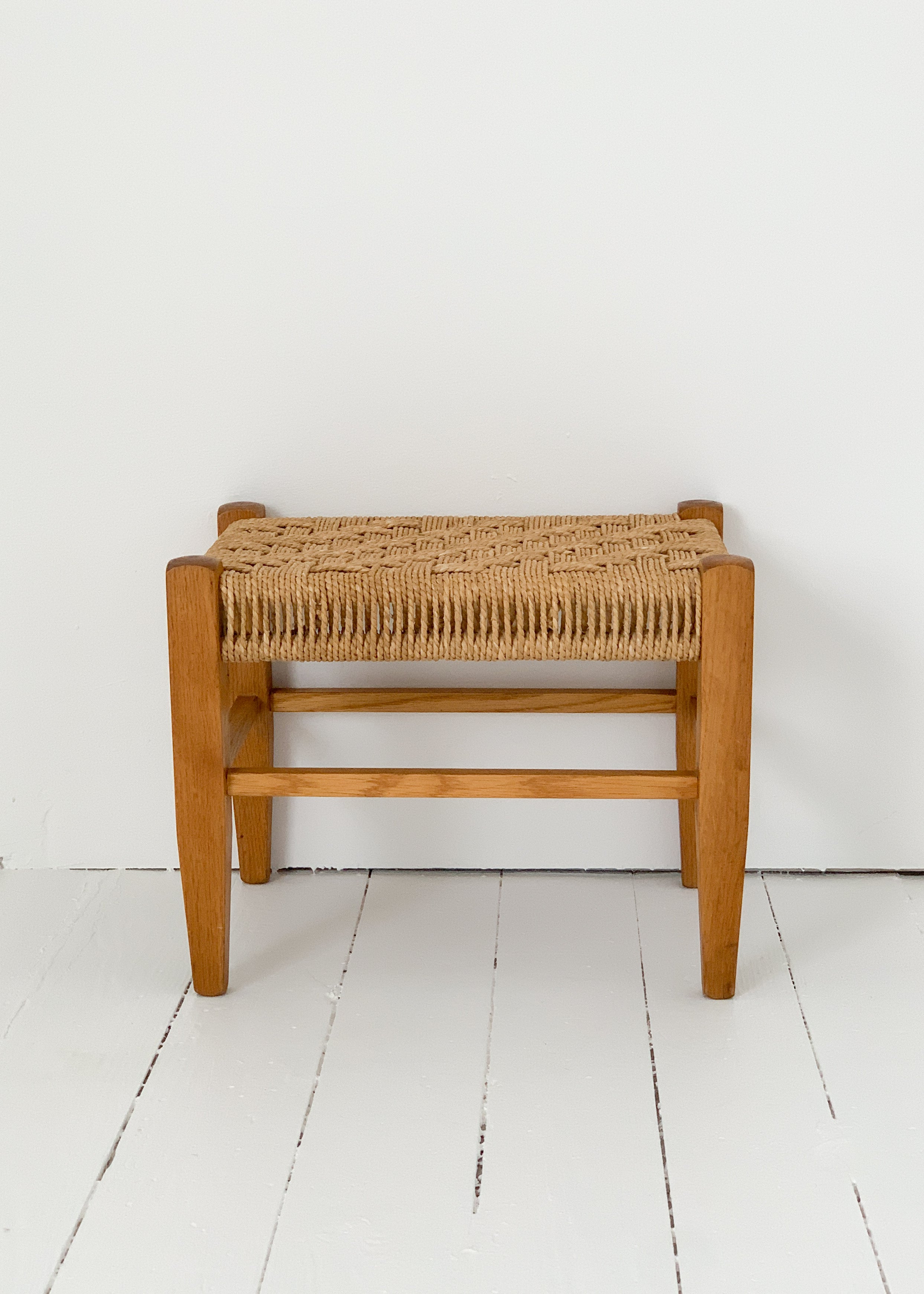 Vintage Danish Rope Stool