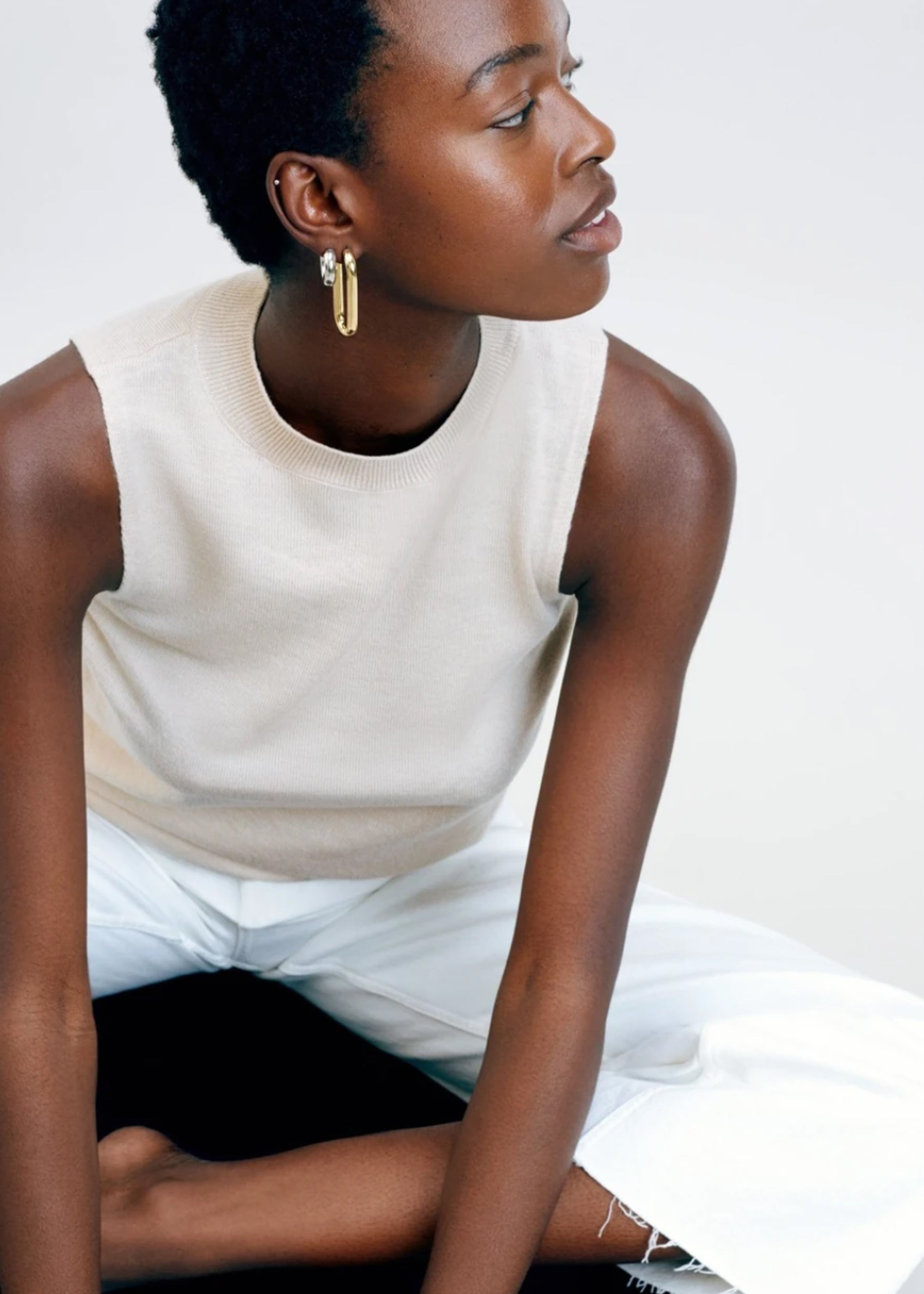 Machete Maya Hoop Earrings