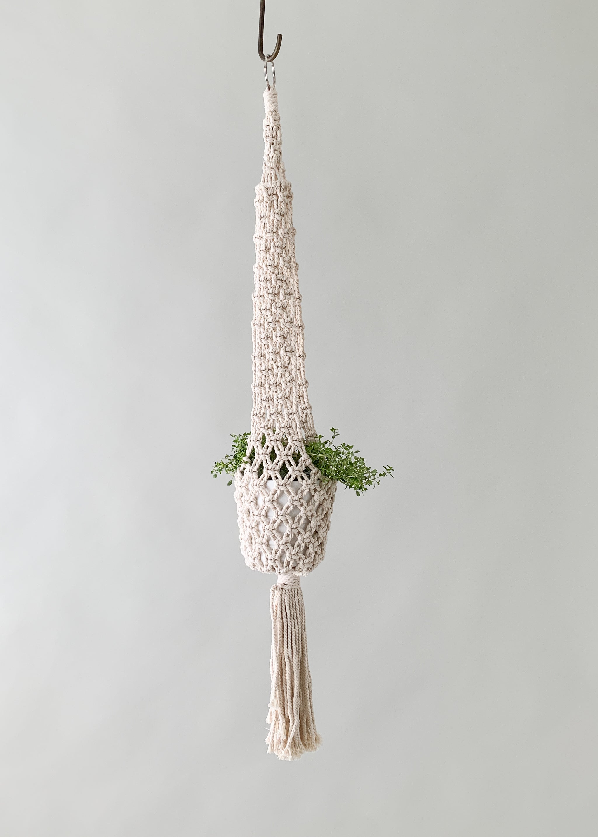 macrame pod plant hanger Macrame Plant Hanger