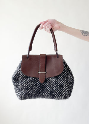 Marni Tweed and Leather Bag