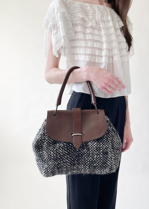 Marni Tweed and Leather Bag