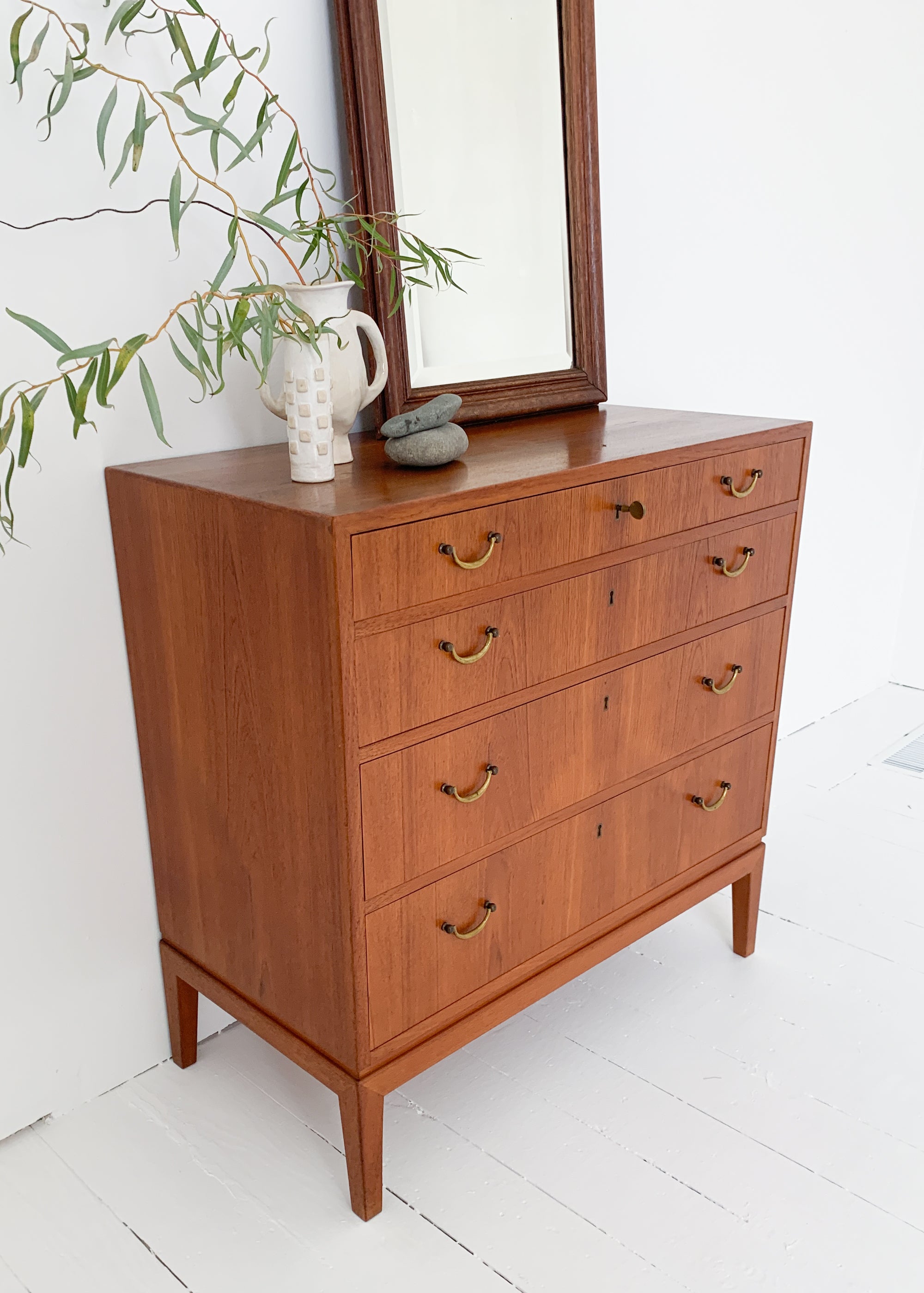 MidCentury Ole Wanscher Danish Mahogany Dresser