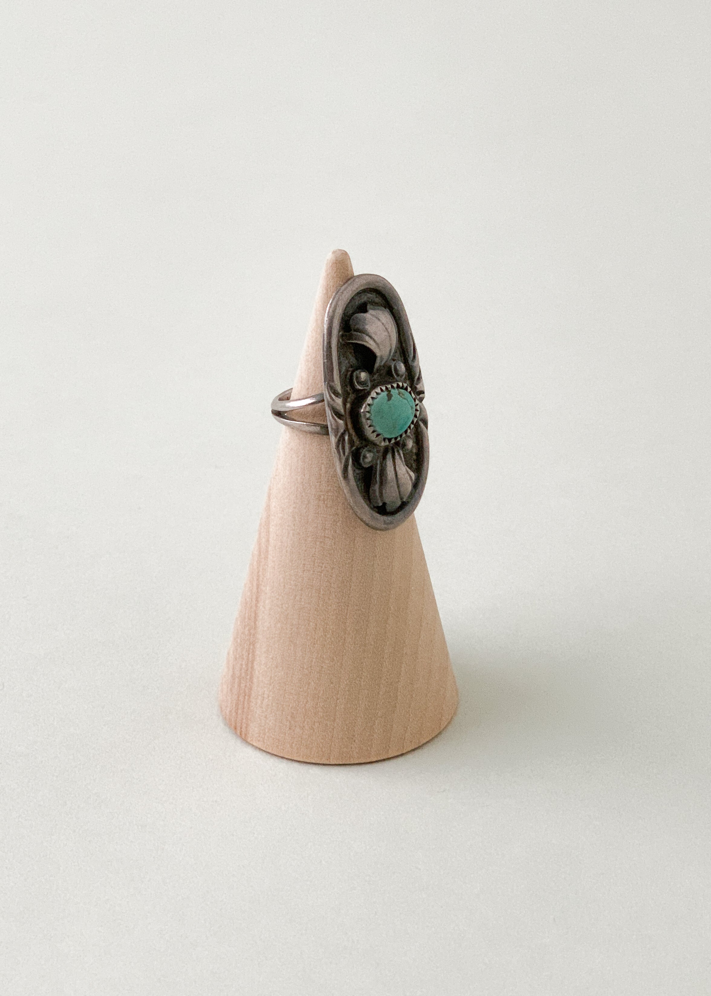 Vintage Signed Navajo Ring