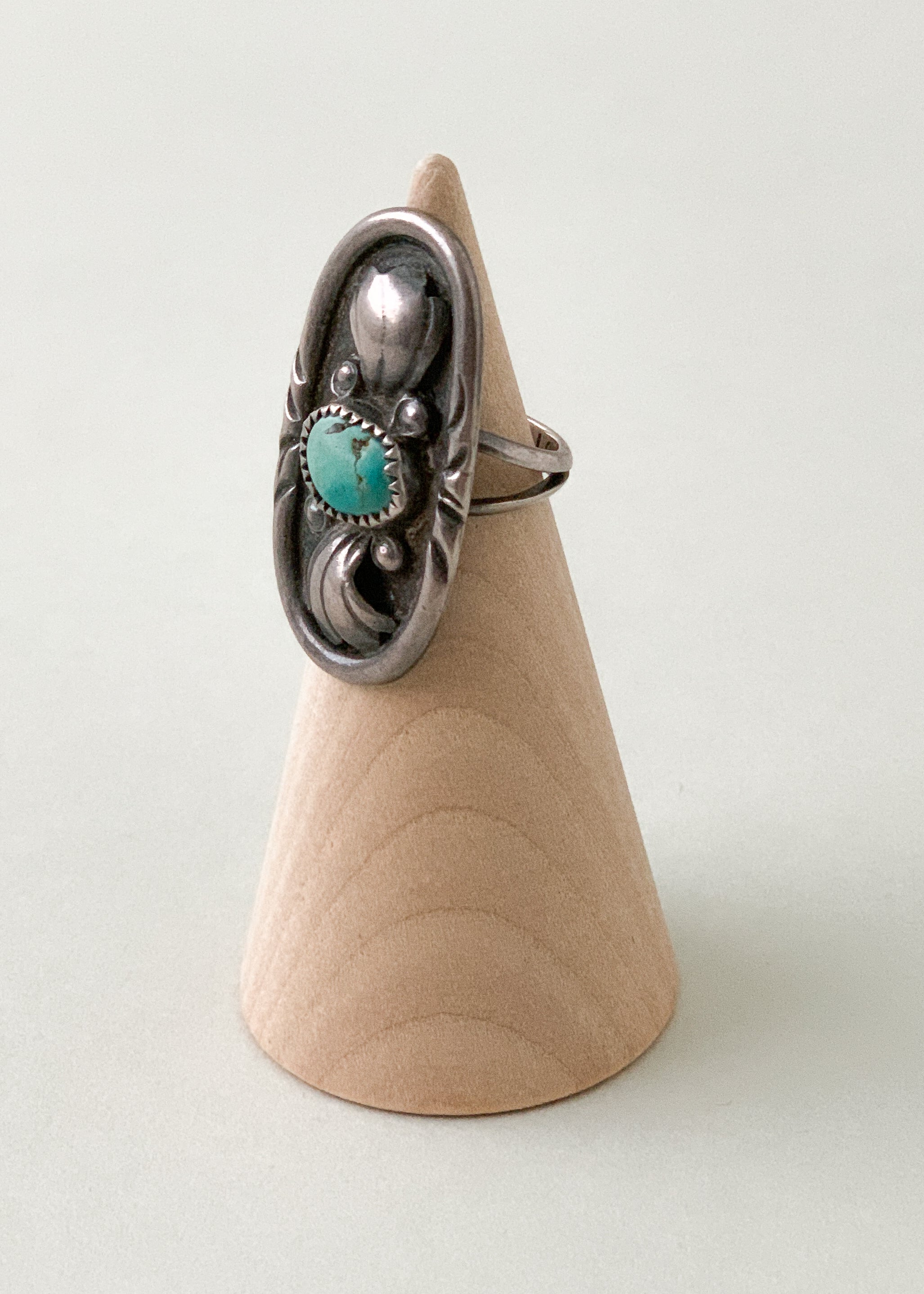 Vintage Signed Navajo Ring