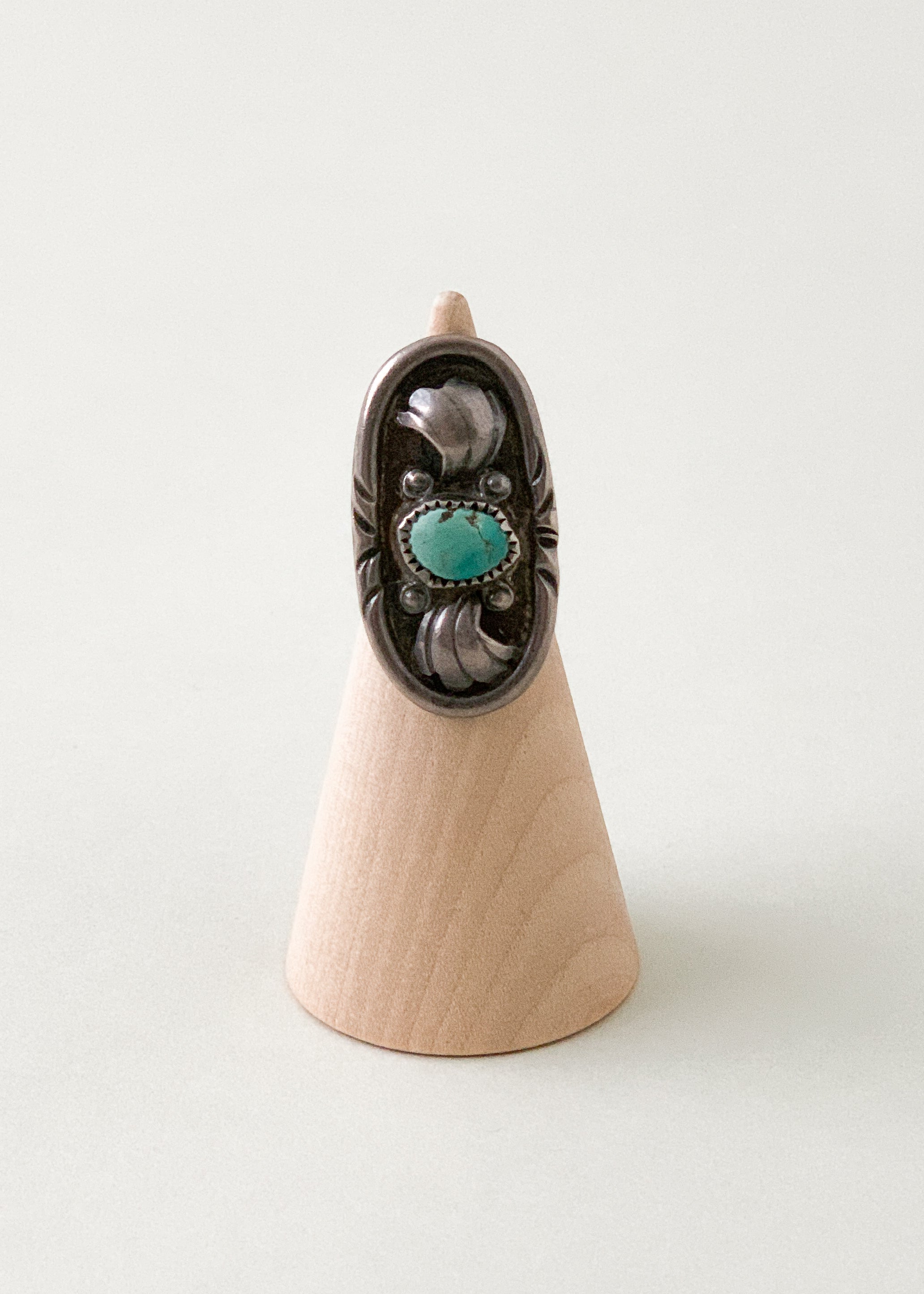 Vintage Signed Navajo Ring