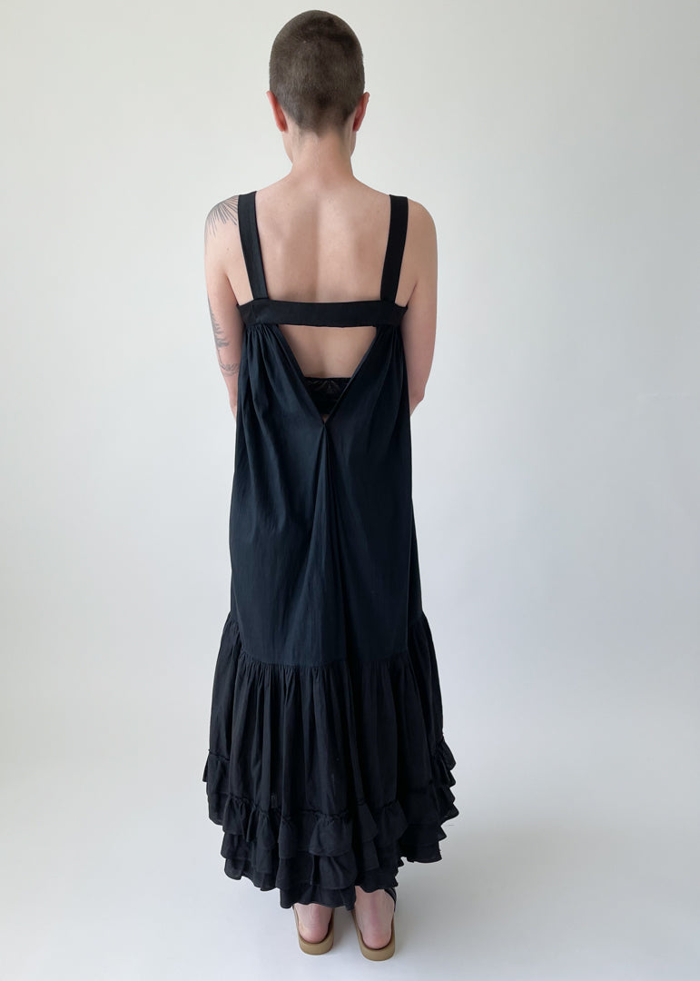 loose open back dress Reworked Victorian Open Back Dress