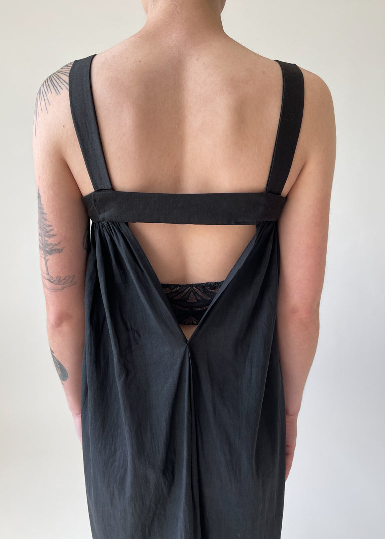 Reworked Victorian Open Back Dress