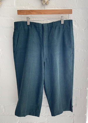 Reworked Vintage Menswear Capri Pants