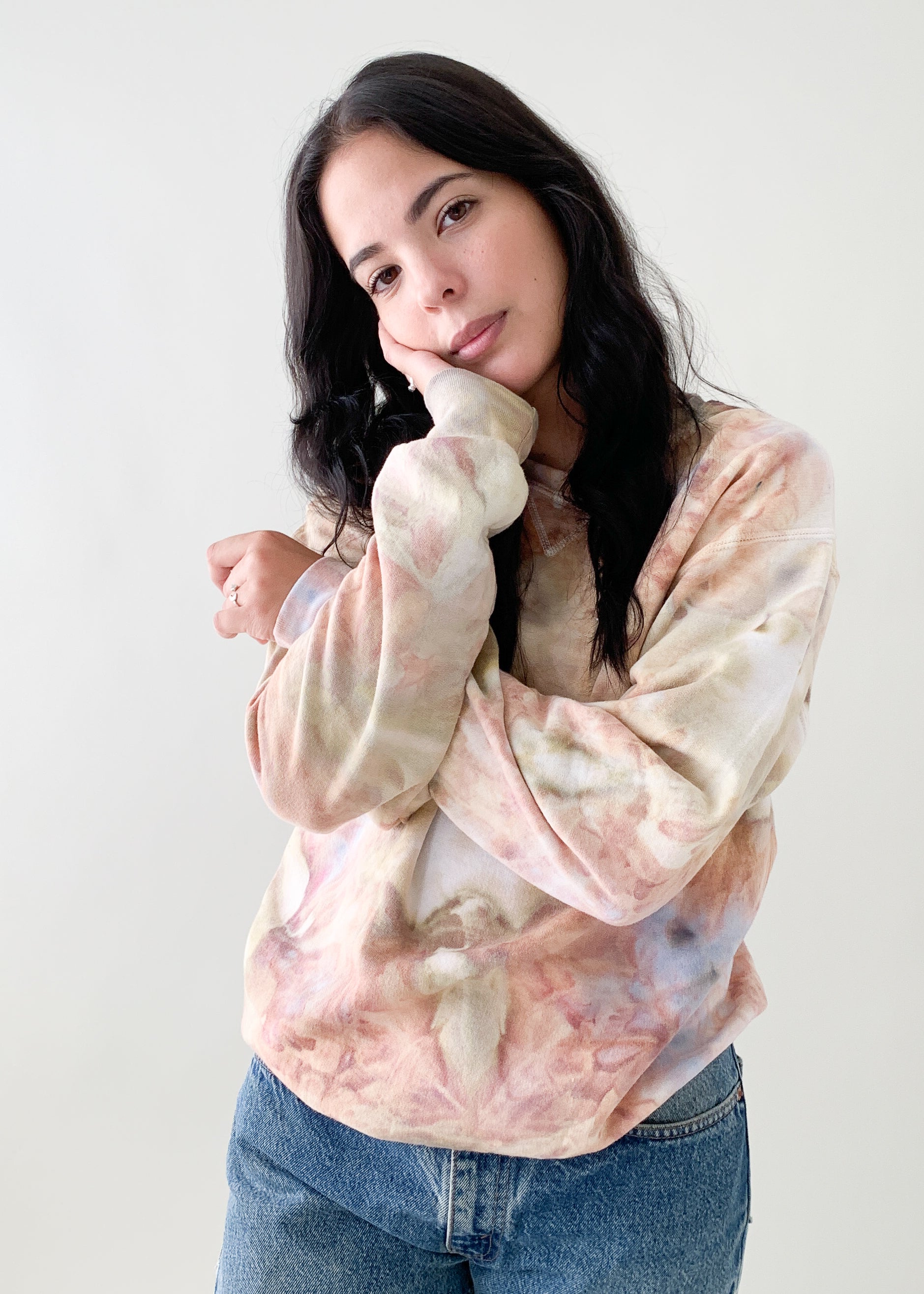 Earthen Swirl Tie Dye Sweatshirt