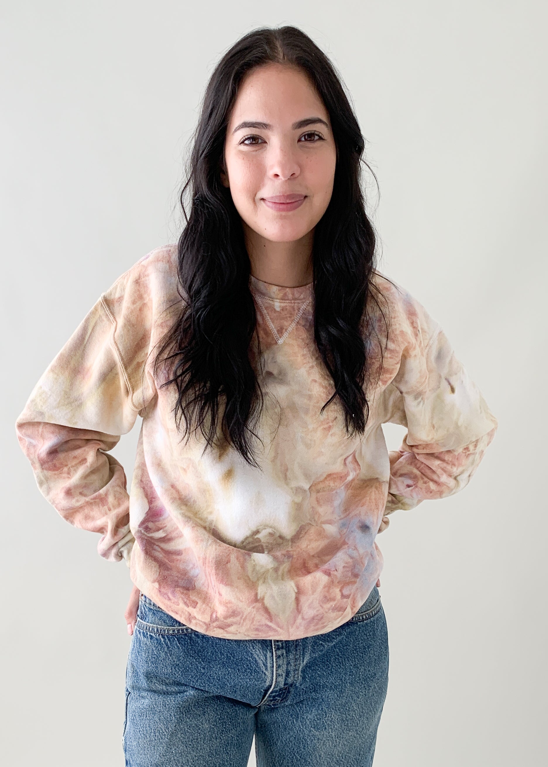 Earthen Swirl Tie Dye Sweatshirt