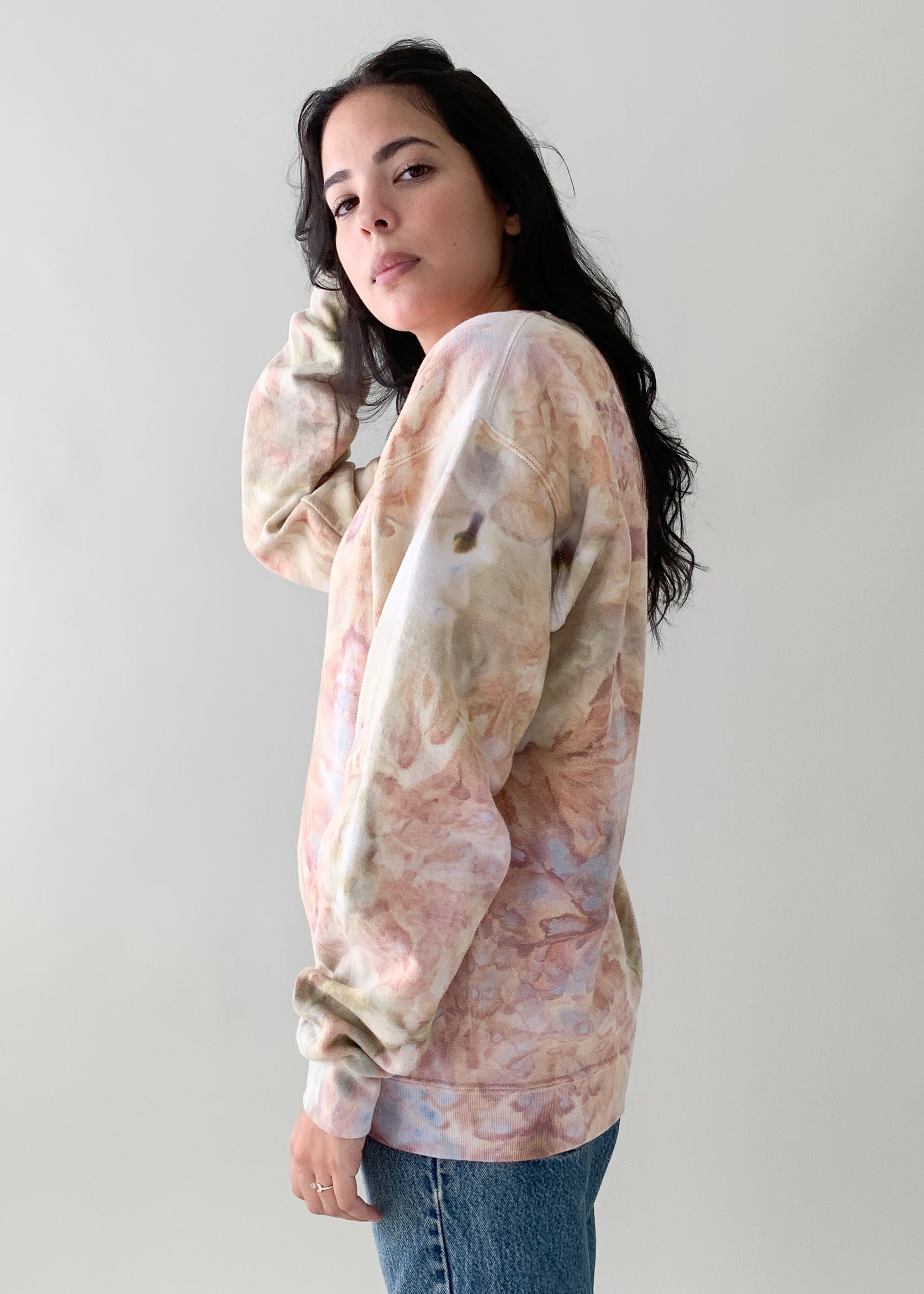 Earthen Swirl Tie Dye Sweatshirt