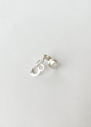 S. Tector Sterling Silver Bubbles Ring