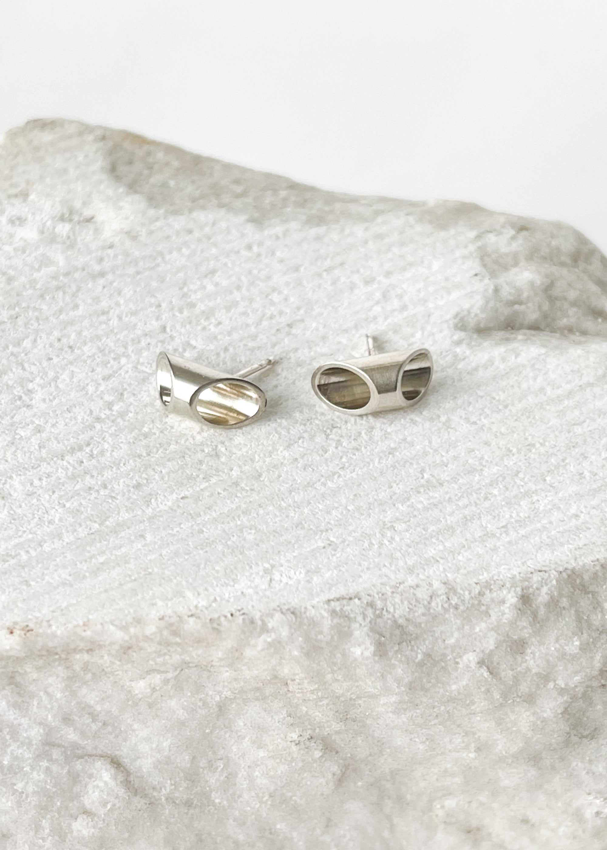 S. Tector Sterling Silver Studs