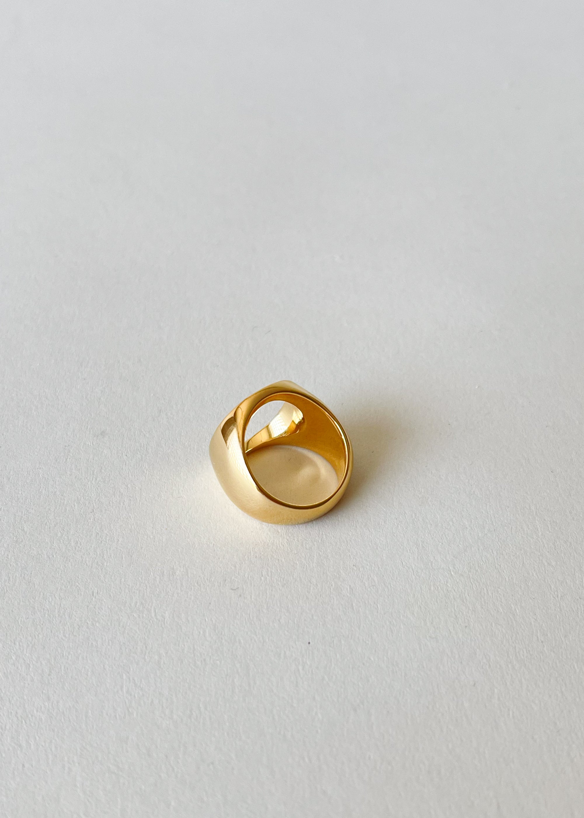 Open Circle Statement Ring