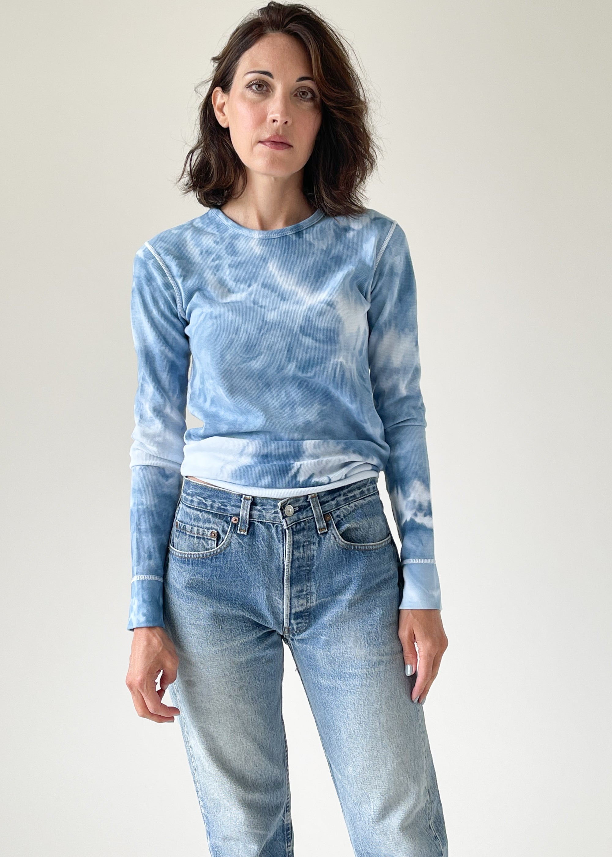 Hand Dyed Thermal T-shirt