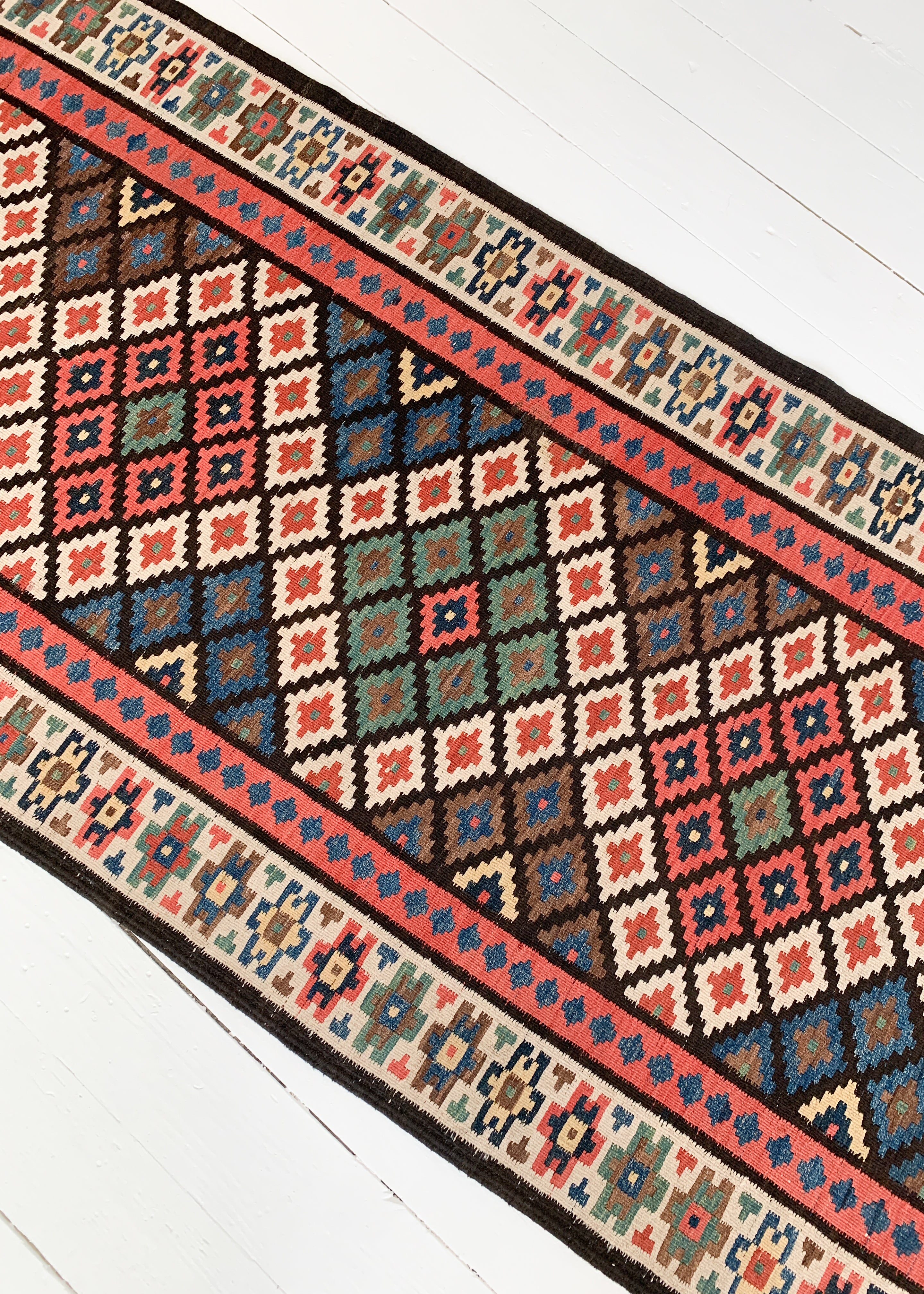 Vintage Turkish Kilim Runner