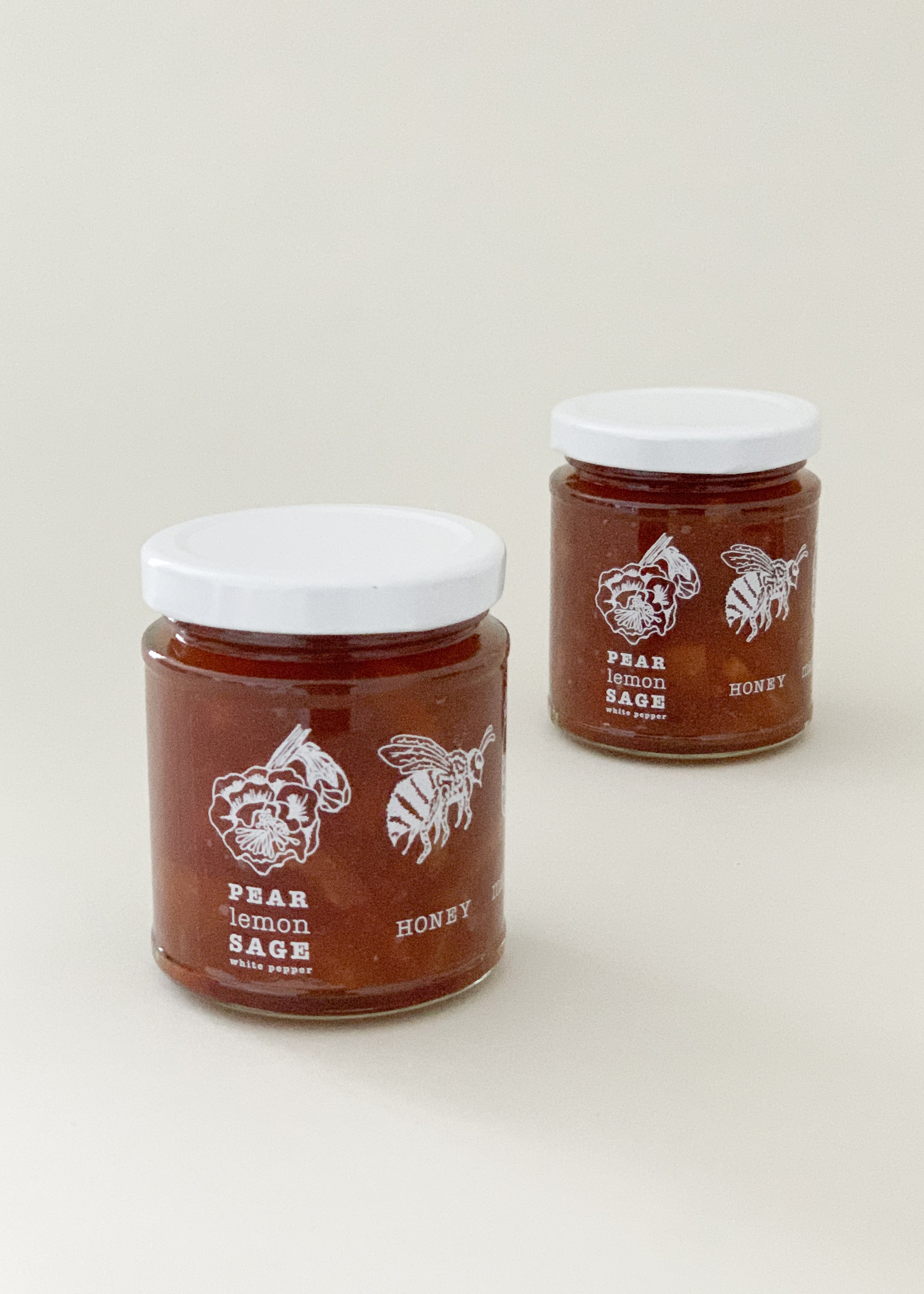 Pear Lemon Sage White Pepper Honey Marmalade