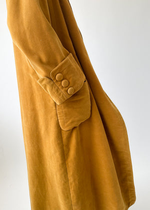 Vintage 1910s Velvet Duster Coat