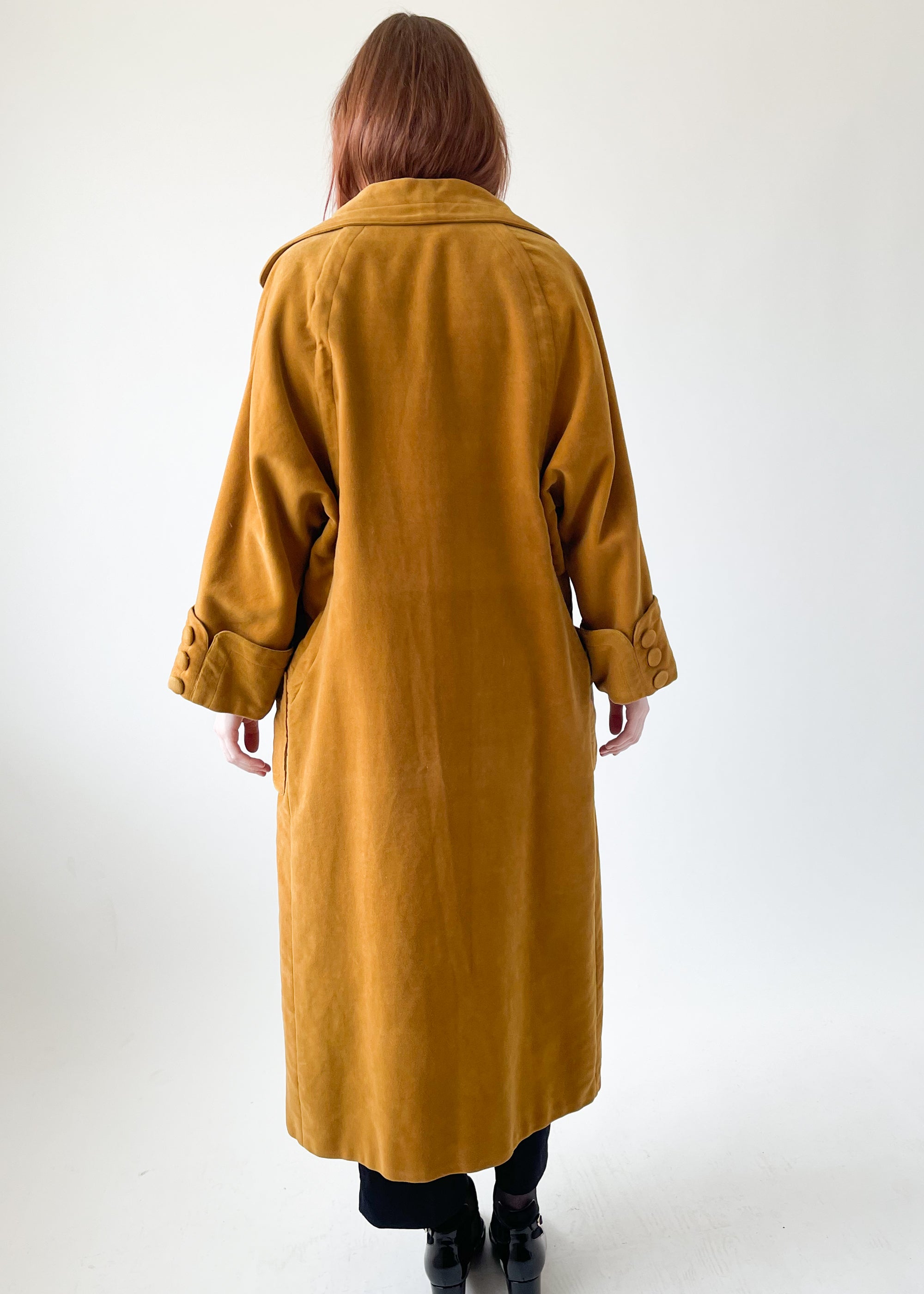 Vintage 1910s Velvet Duster Coat