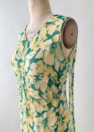 Vintage 1920s Silk Chiffon Dress