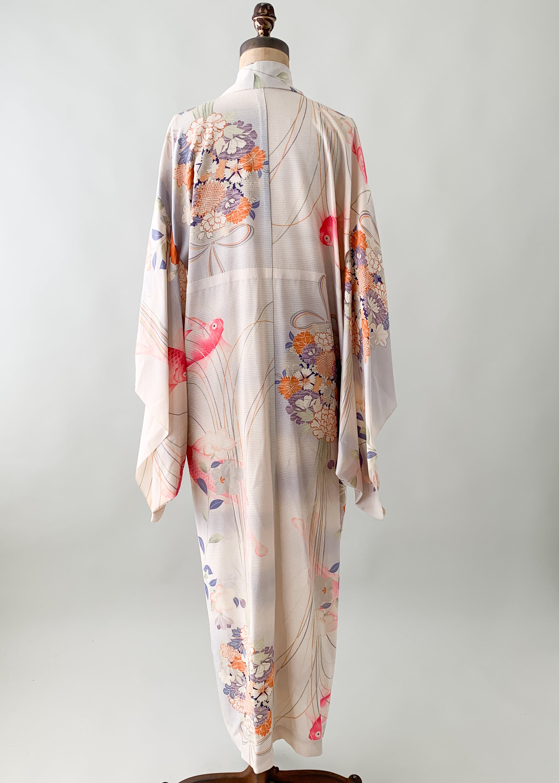 Vintage 1930s Silk Kimono with Koi