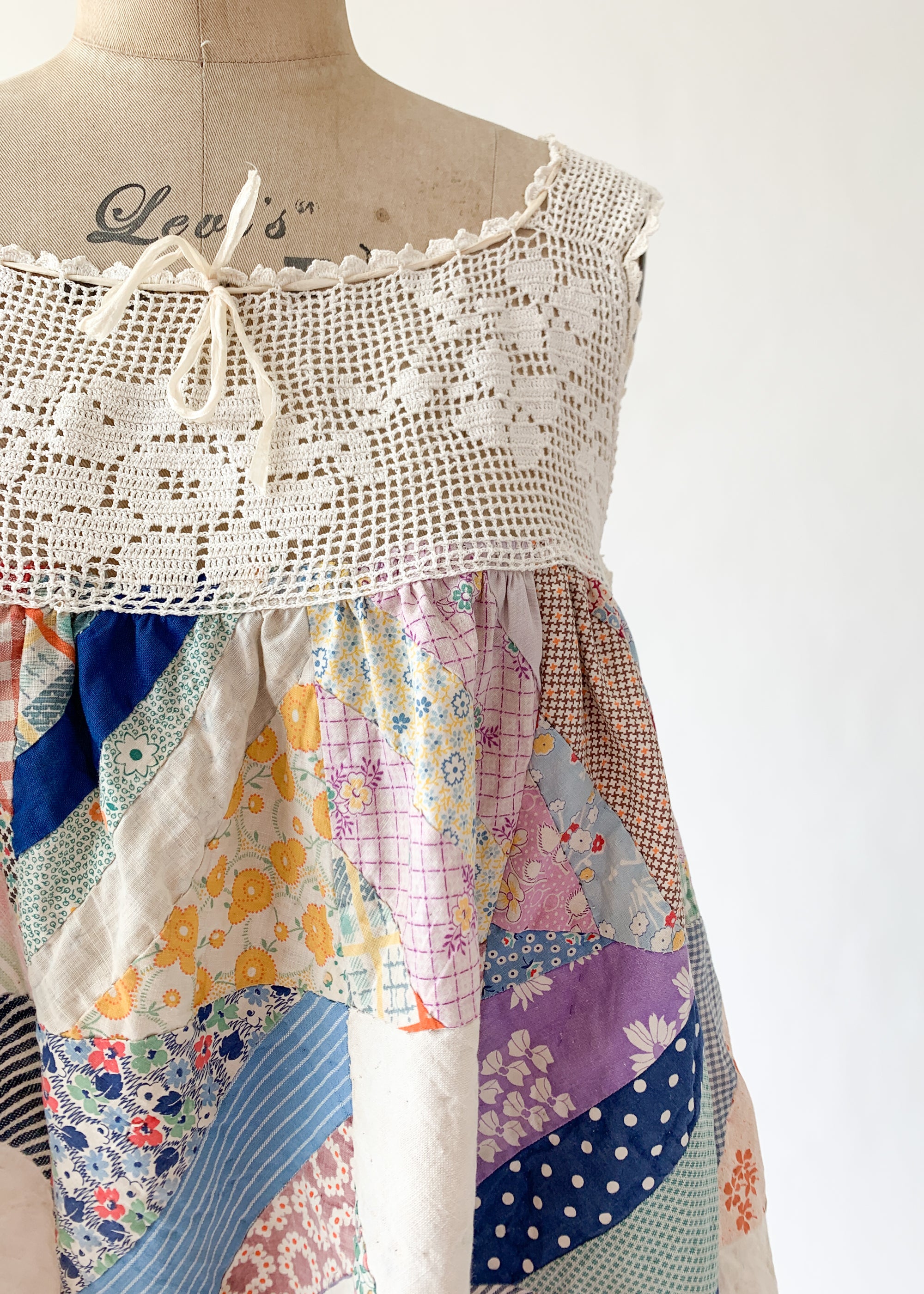 Vintage Remade 1930s Quilt Top