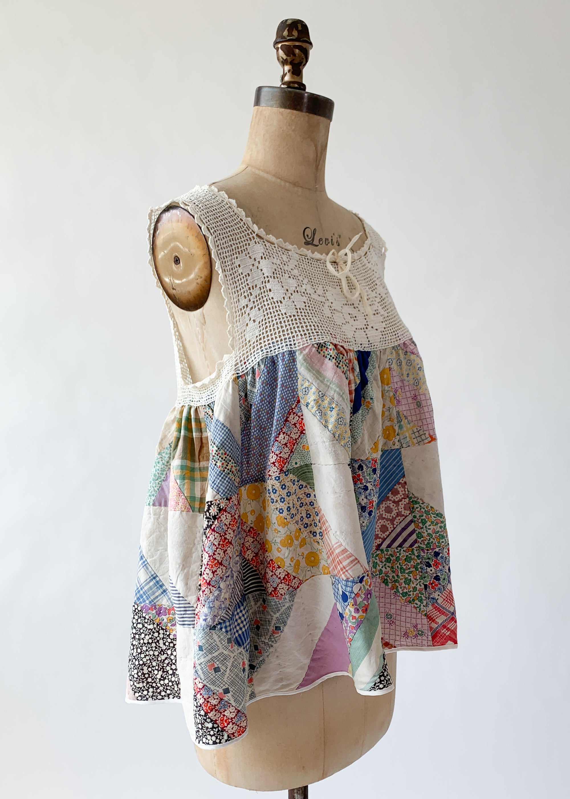 Vintage Remade 1930s Quilt Top