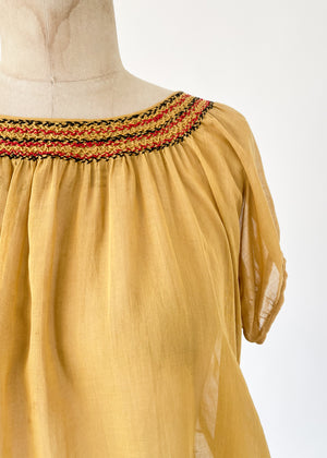 Vintage 1930s Blouse worn by Dorothy Lamour