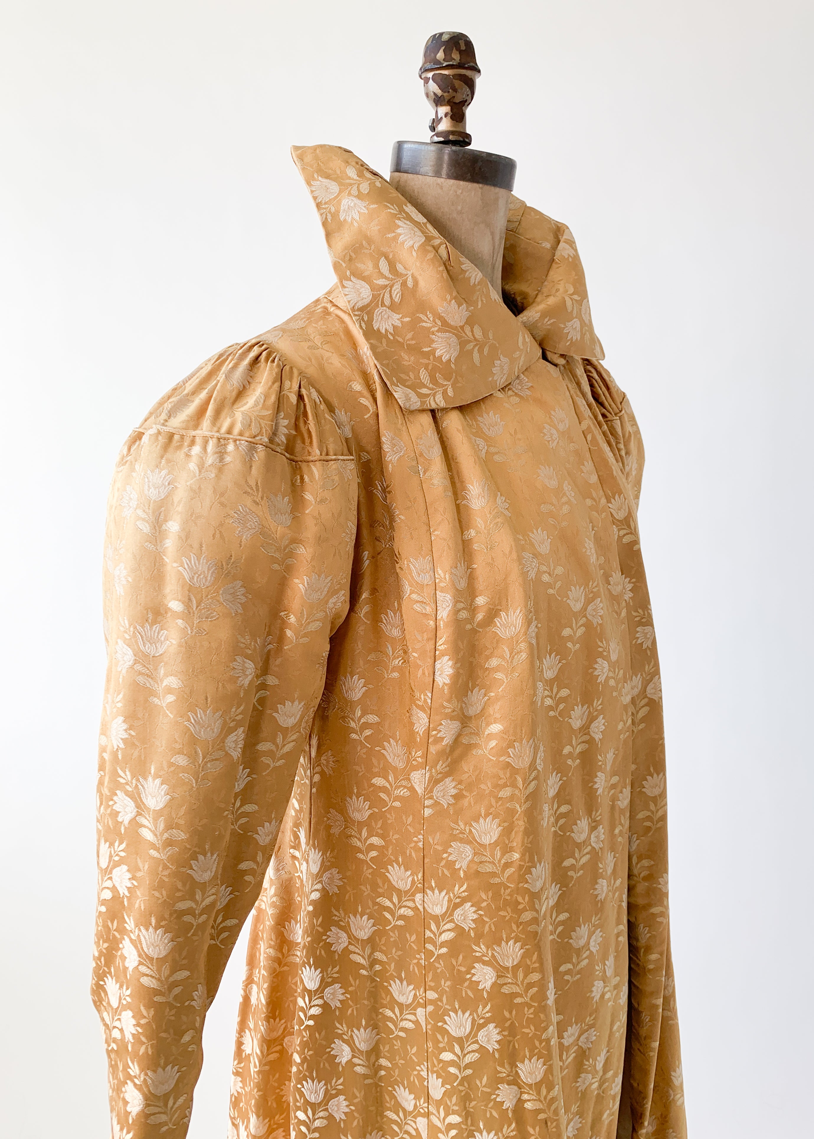 Vintage 1930s Gold Brocade Coat