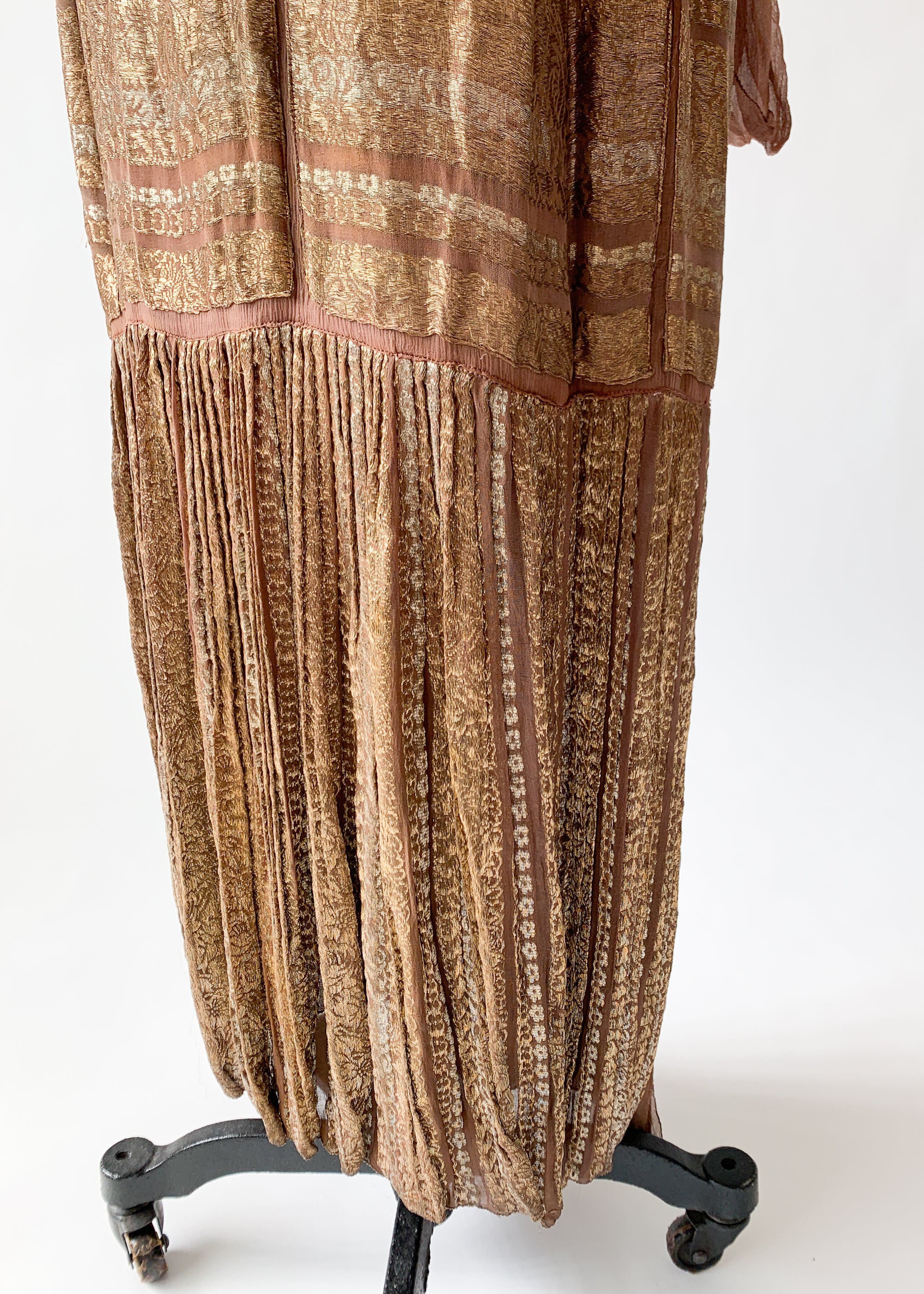 Vintage 1930s Lamé Evening Dress