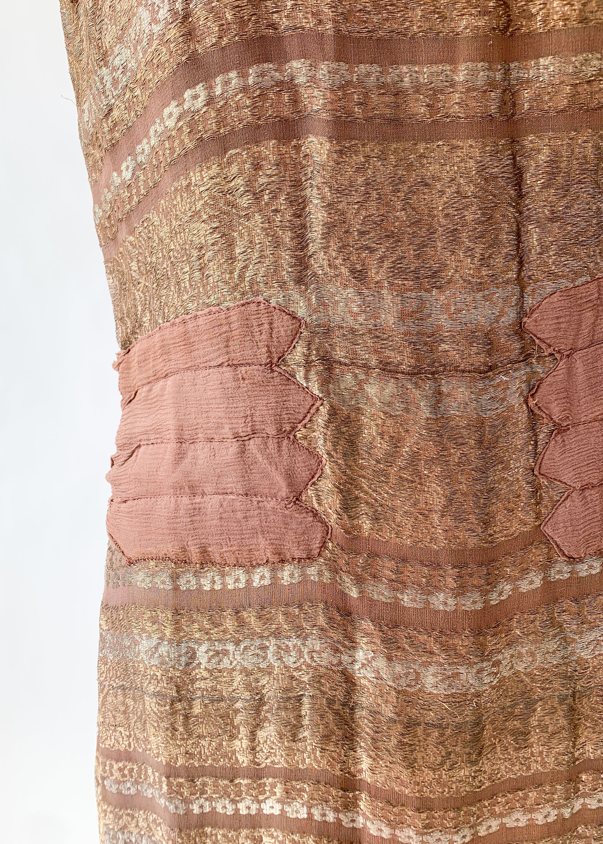 Vintage 1930s Lamé Evening Dress