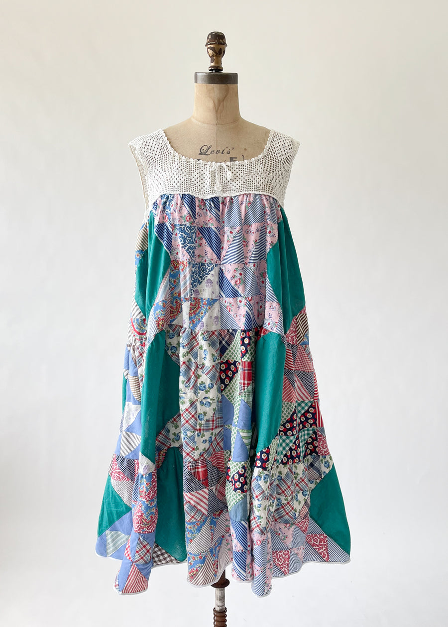 Reworked 1930s Summer Quilt Dress